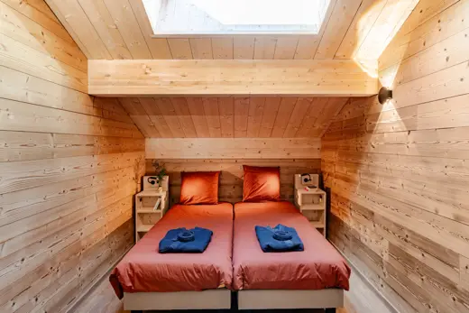 Suite avec lit double sous velux