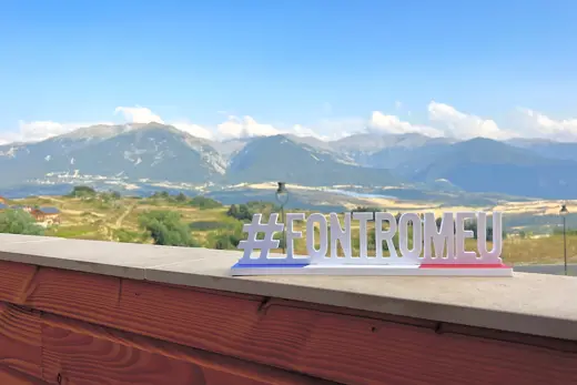Vue panoramique depuis la terrasse